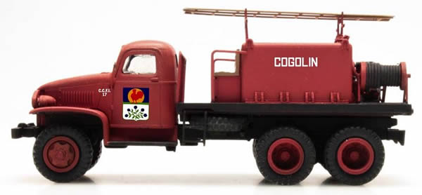REE Modeles CB-080 - GMC C.C.F.L Tank Truck for Forest Fire Froger Steel Cabin COGOLIN